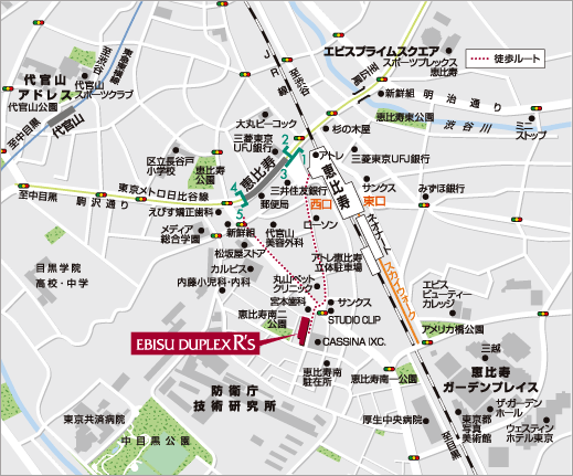 現地案内図