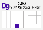 Dgtype 3LDK+Car Space 74.40m2
