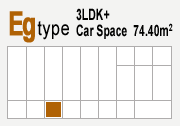 Egtype 3LDK+Car Space 79.40m2