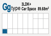 Ggtype 3LDK+Car Space 89.68m2