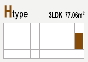 Htype 3LDK 77.06m2