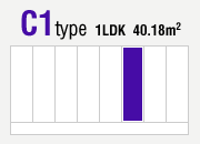 C1type 1LDK 40.18m2