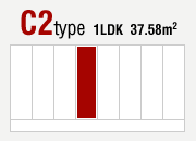 C2type 1LDK 37.58m2