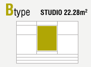 Btype STUDIO 22.28m2