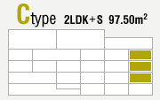 Ctype 2LDK+S 97.50m2