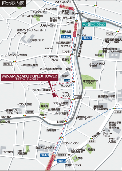 n}F얃zf[vbNX^[ MINAMIAZABU DUPLEX TOWER 