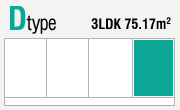 Dtype 3LDK 75.17m2